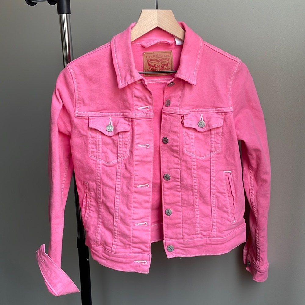 Pink Levi denim jacket